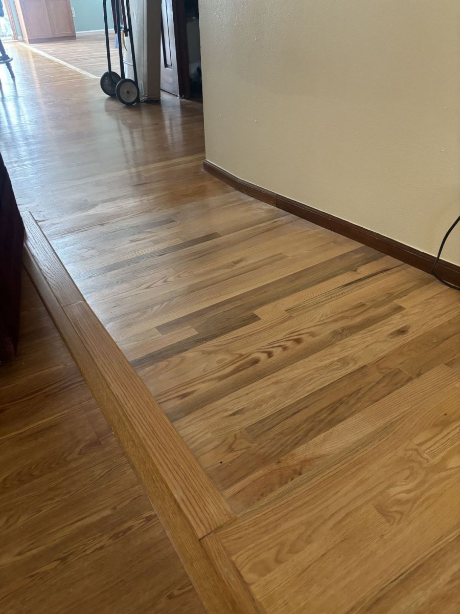 hardwood floor ramp