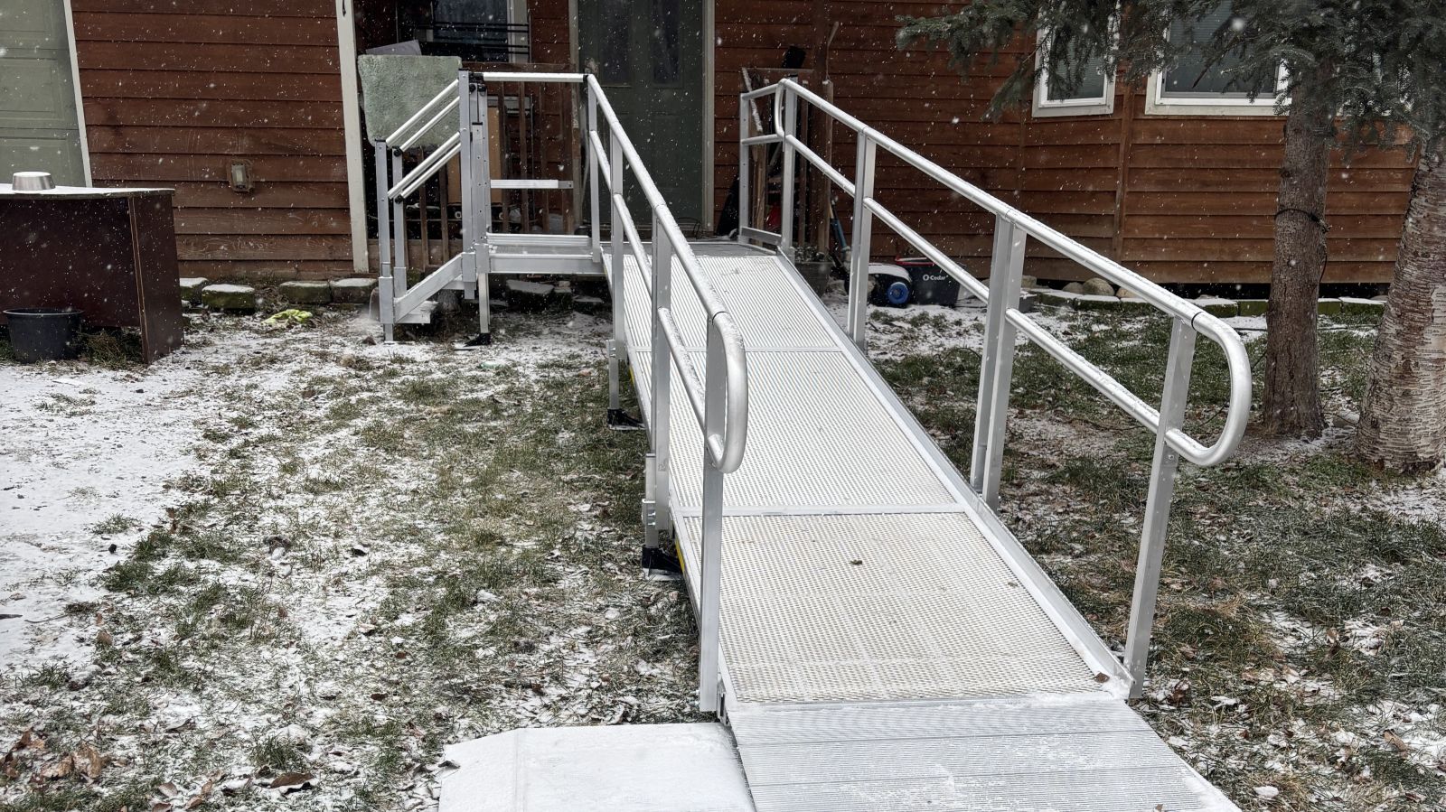 Wheelchair ramp installation in Alaska from Anchorage to Wasilla and the Matsu Valley