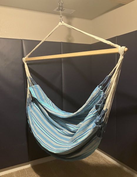 Sensory Swing with Padded Walls Installation